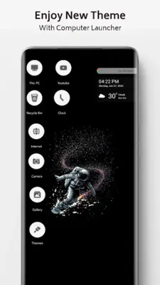 Ash Theme for Launcher android App screenshot 2